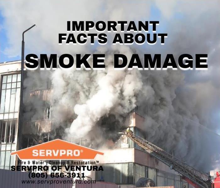 Smoke Damage Restoration Services - Ventura, California - image of burning building
