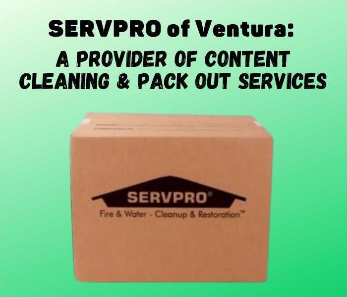 Content Cleaning and Pack out Services Ventura California